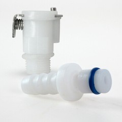 Male Fitting Female Quick-Disconnect to Threaded Male for Vacuum Cylinders