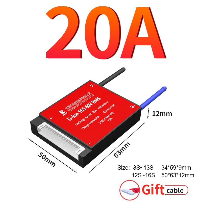 Daly Smart BMS LI-ION 4S 12V 20A 40A 100A 200A 300A LITHIUM Protection Balance