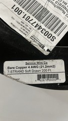 Copper Ground Wire #4 Stranded 200ft