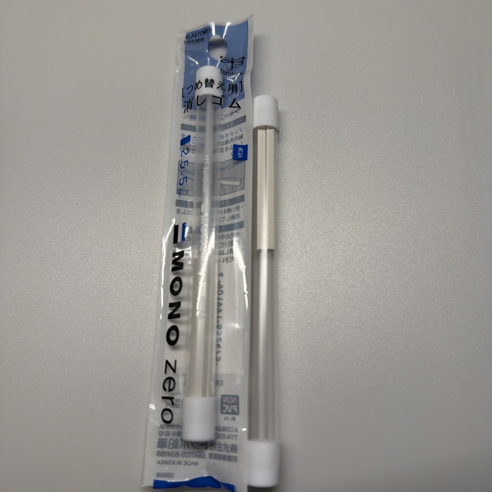 Tombow Mono Zero Eraser 2.5x5mm Rectangular – 2pks Of 2