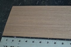 Composite Walnut Raw Wood Veneer Sheet 5.5 x 36 inches Engineered N5942-21