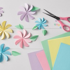 Pastel Colored Copy Paper 8.5 x 11 Letter Size 20lb 100 Sheets Bright Assorted