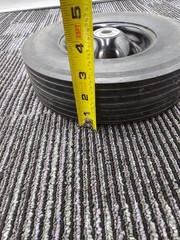10″ x 2.75″ Wheel Assembly Black Tire on Wheel