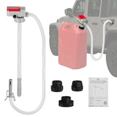 Electric Fuel Transfer Siphon Pump Battery Powered Gas Oil Water Liquid 3.2 GPM