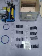 Portable Manual Crimping Tool 8 Molds Included 10mm to 31mm Size Unit