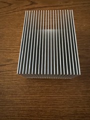 High Efficiency Aluminum Heat Sink 2 Lbs 4.75″ X 3.75″ X 2.75″ 10MM Base Plate