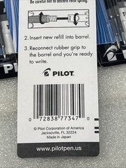 Pilot Acroball 77347 Fine Tip Refills Ink, 0.7mm Fine Point – Black, Lot Of 12
