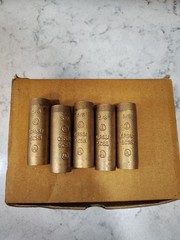 ERICO CR58, Ground Rod Coupler, 5/8″, UNC, 2.4″, Bronze, Ground Rod Coupler, 5pc