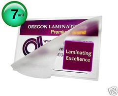 (500/pack) 7 Mil School ID Cards Hot Laminating Pouches 2-1/2 x 3-5/8 Clear