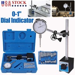 Dial Indicator with Magnetic Base 0.001″Precision Gauge Test Indicator Point Set