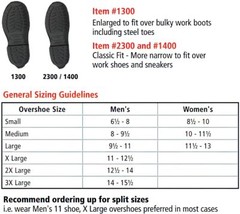 2300 Black PVC Rubber Waterproof Over Work Boots Shoes Rain Snow Galoshes SM-3XL