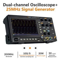 Owon SDS200 Series Digital Oscilloscope 2CH 100/150/200MHz 25MHz SignalGenerator