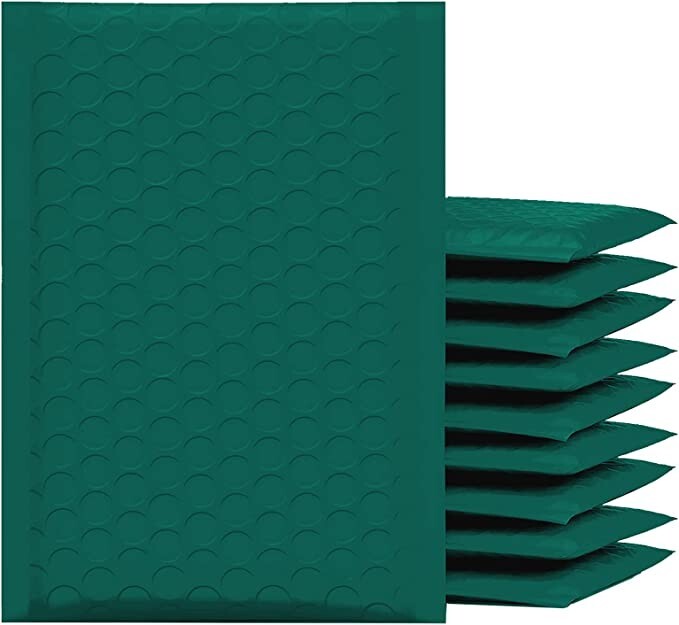 SuperPackage® 200 #2 8.5 X 11 Poly Bubble Mailers Padded Envelopes-Green
