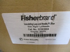 CASE OF 960 Fisher Brand 22-363-604, Inoculating Loops/Needles 96 PACKS OF 10