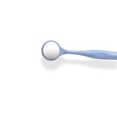 50 Pieces Dental Autoclavable Disposable Mouth Mirror Blue -ORAL32