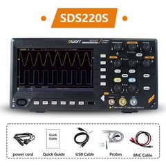 Owon SDS200 Series Digital Oscilloscope 2CH 100/150/200MHz 25MHz SignalGenerator