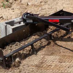 38″ Sleeve Hitch Tow Behind Box Scraper for Gardening Landscaping Yard Projects