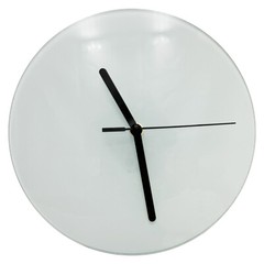 20PCS Sublimation Photo Frame Glossy Round Clock for Heat Press Blank Glass