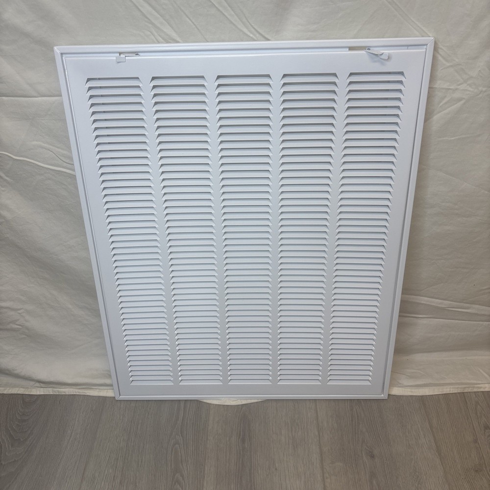 Everbilt 20 in. x 25 in. Steel Return Air Filter Grille in White E190RF20X25