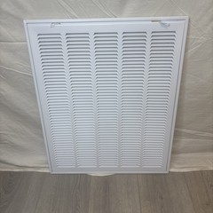 Everbilt 20 in. x 25 in. Steel Return Air Filter Grille in White E190RF20X25