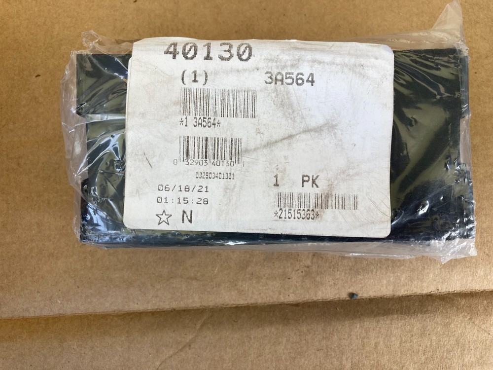 Akro-Mils 40130 Divider, Plastic, Black, 6-1/8 In L X 2-7/8 In H, 24 Pk