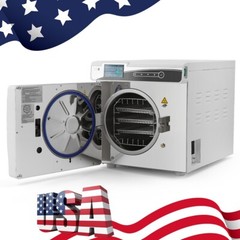 22L Class B Dental Autoclave Vacuum Drying Steam Sterilizer Built-in Printer