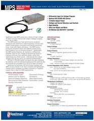-5KV 10Watts High Voltage Power Supply Spellman MPS5N10/24/DCC4 w/control board