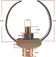 2-1/2″ C Cutter Drain Cleaner Tool 52817 T-231 for Ridgid K-40 K-45 K-50 K-3800