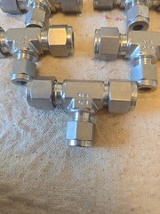 7 Swagelok SS-600-3-6-4 Stainless Union Tee 3/8″ Tube 3/8in Tube 1/4″ Reducing