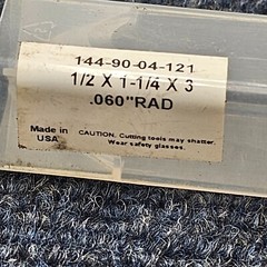 Gorilla Mill GMHT12R9060WTF 1/2″ Carbide .060 Radius End Mill