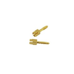 Dental Endo Pure Gold plated Conical Screw Posts Assorted Root Canal Dental