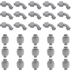 1/2 inch Liquid Tight Connector PVC Flexible Conduit Connector UL Listed Liqu…