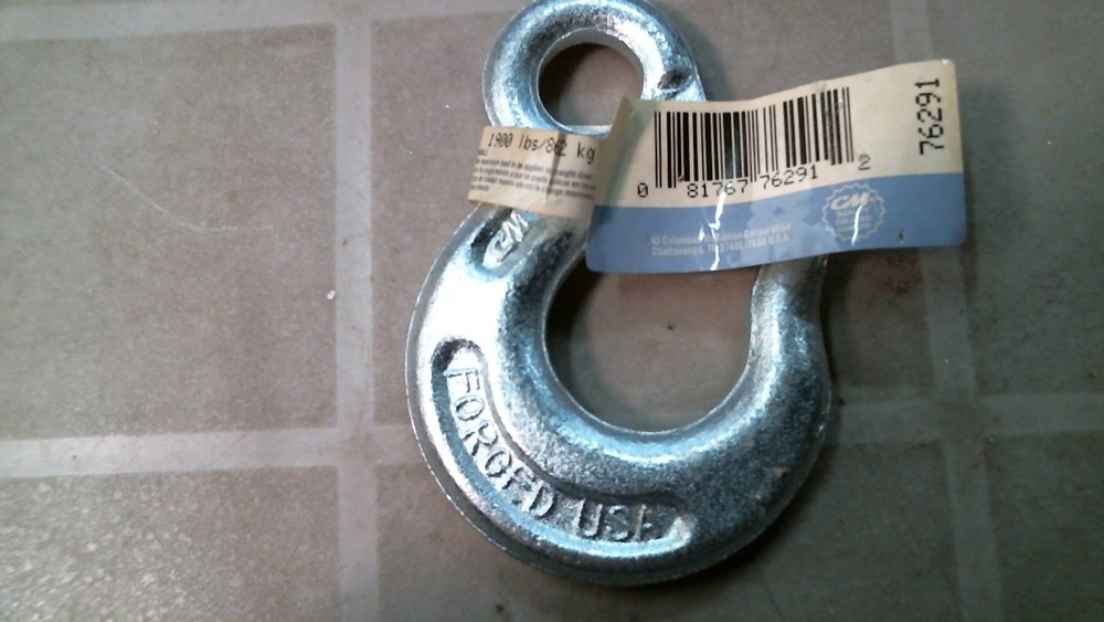 Columbus McKinnon 76291 5/16″ Clevis Grab Hook, FREE SHIPPING
