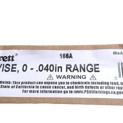 Starrett No.166A Pin Vise With Insulated Octagon Handle 0 to 1mm Capacity 0.04in
