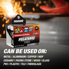 PEGATANKE – Steel 2 Part Epoxy Resin | Professional Cold Weld Adhesive | High St