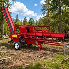 27T Hydraulic Firewood Processor w/ 739cc RATO Engine Log Lifter & 118″ Conveyor