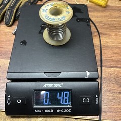 4 Ounces of Vintage J.W. Harris 1/8 Inch Wire Solder