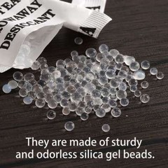 60/100 Packets Grams Silica Gel Desiccant Pack Moisture Absorber Reusable Safe