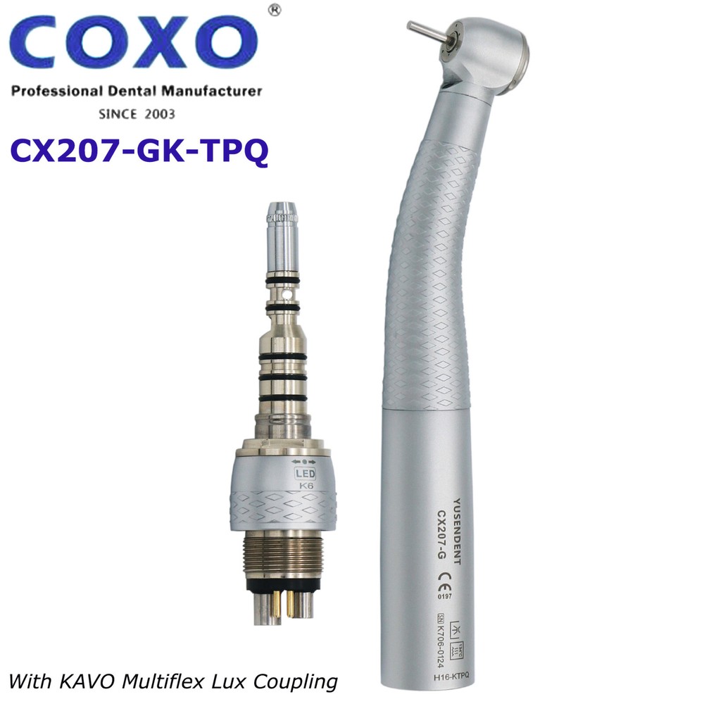 US COXO Fiber Optic Large Handpiece Fits KaVo Compatible LED Coupler CX207-GK-TP