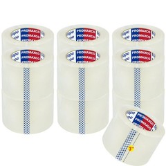 PROMAXCO 3″ Heavy Duty Packing Tape, 3 inches x 1980 x 2.2 mils, Clear