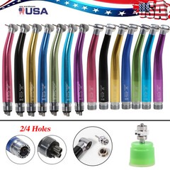 NSK Style Dental Color High Speed Air Turbine Handpiece Push Button 2H/4H ty