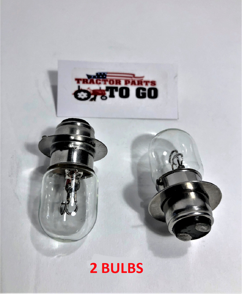 HEADLIGHT BULBS FOR FORD/NEW HOLLAND 2 PACK 12V/35/35W 1120,1220,1320,1920 MORE