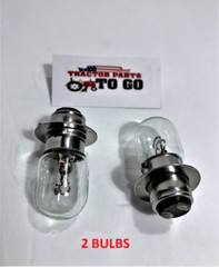 HEADLIGHT BULBS FOR FORD/NEW HOLLAND 2 PACK 12V/35/35W 1120,1220,1320,1920 MORE