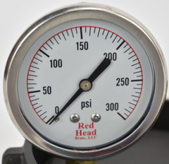 Red Head Brass 100 4″ Storz Mounted Cap Gauge – 0-300 PSI