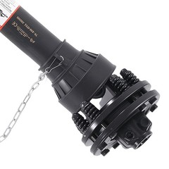 Black PTO Drive Shaft 1-3/8″ 6 Spline Ends 31.5″-41″ w/ Slip Clutch for Series 4