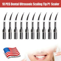 10 X Puntas de escalador ultrasónico dental P1 Fit EMS Cavitron pieza de mano
