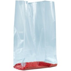 1.25 Mil Expandable Gusseted Poly Bags Clear Polyethylene Multiple Sizes LDPE