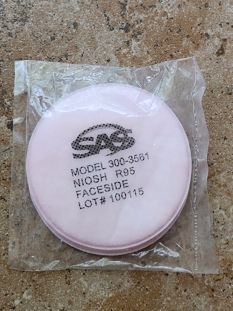 NIP SAS Safety BreatheMate 300-3561 Replacement R95 Particulate Filters Pair