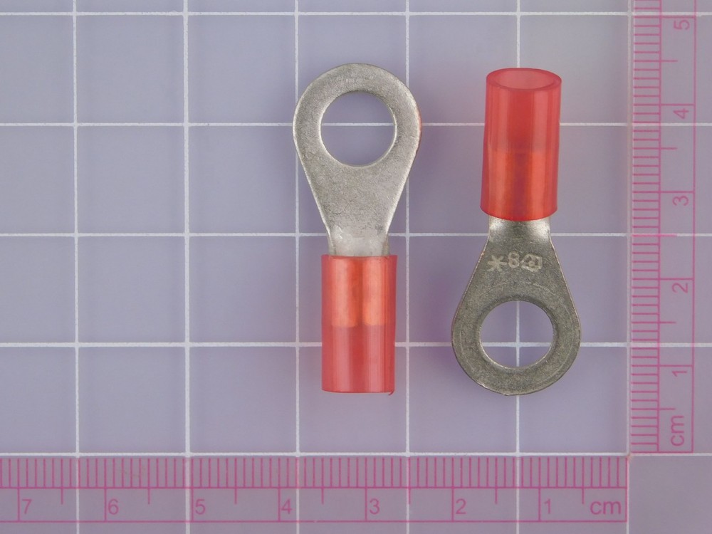 Lot of 161 HOLLINGSWORTH SOLDERLESS R3033BN Ring 8 Gauge #5/16 Stud. FIT Brazed.