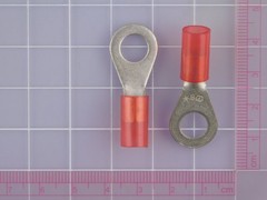 Lot of 161 HOLLINGSWORTH SOLDERLESS R3033BN Ring 8 Gauge #5/16 Stud. FIT Brazed.